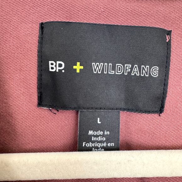 BP. + Wildfang Womens The Essential Short Sleeve Coverall Jumpsuit Size L Brown - Picture 2 of 10